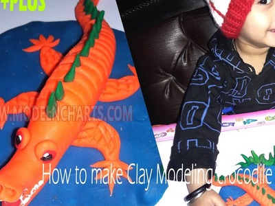 ART+PLUS - CLAY MODEL HOW TO MAKE C for CROCODILE WITH CLAY MODELING FOR KIDS AGE 4 PLUS : ART+PLUS