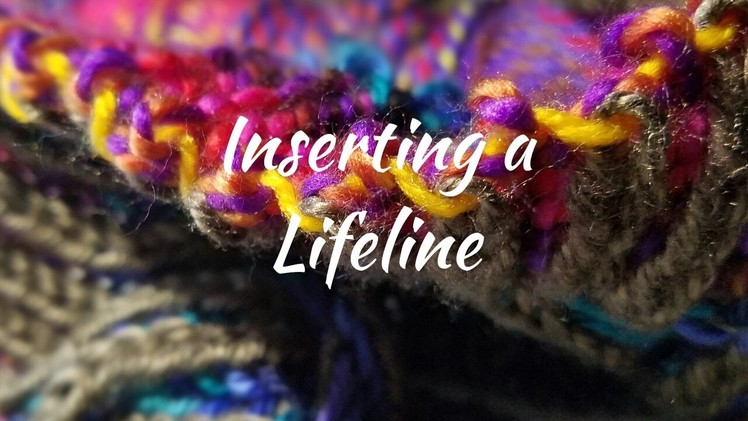 Brioche Knitting Series - Inserting a Lifeline