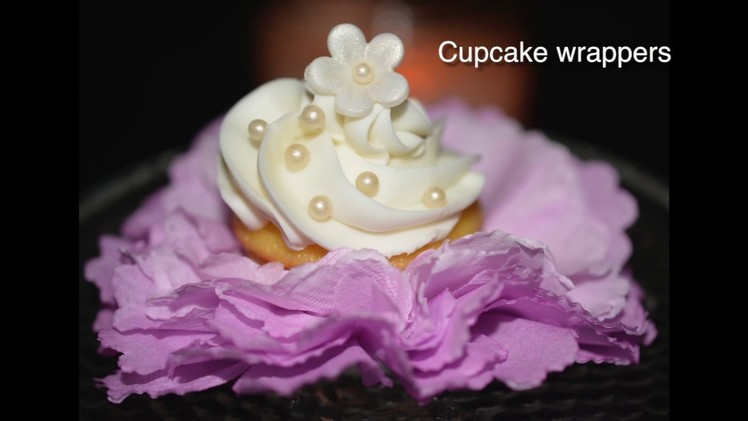 Cupcake Wrapper DIY - Flores para Cupcakes