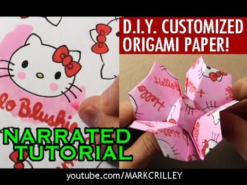Customized Origami Challenge! How to Fold a Flower
