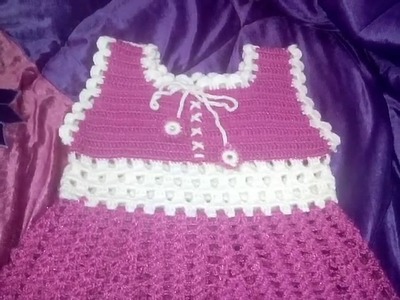 Easy and beautiful crochet frock