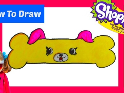 How To Draw Shopkins Bone-Adette Step By Step Easy Shopkins Drawing Shopkins Bone Draw Boneadette
