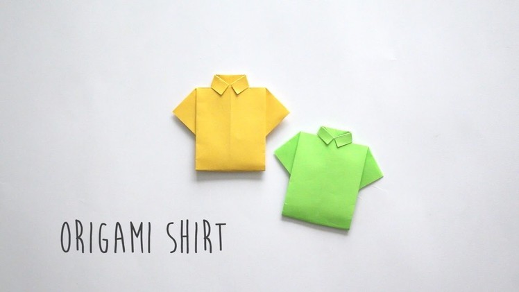 How to Fold: Origami Shirt