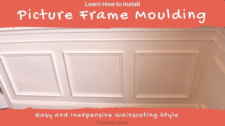 How to Install Picture Frame Moulding