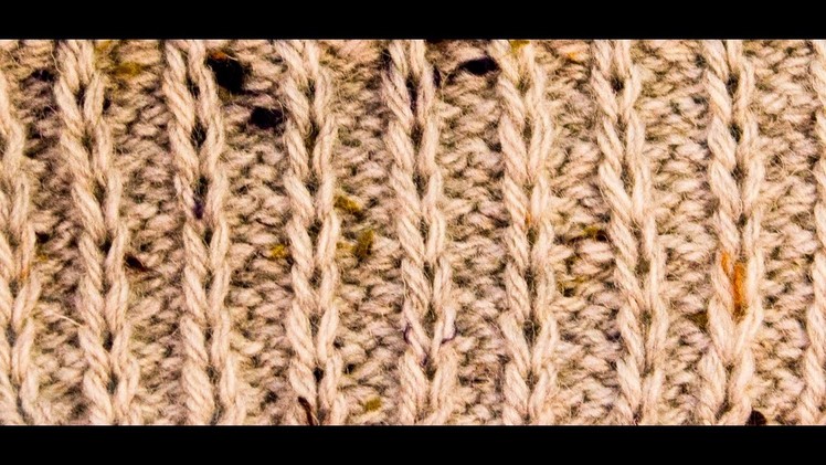 How to knit Slip Stitch Rib Purl 2 Knit 1 WIKA Crochet