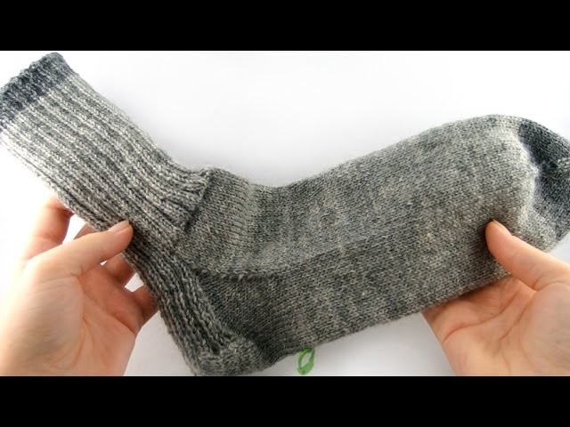 How to Knit Socks for Men #1 Cuff