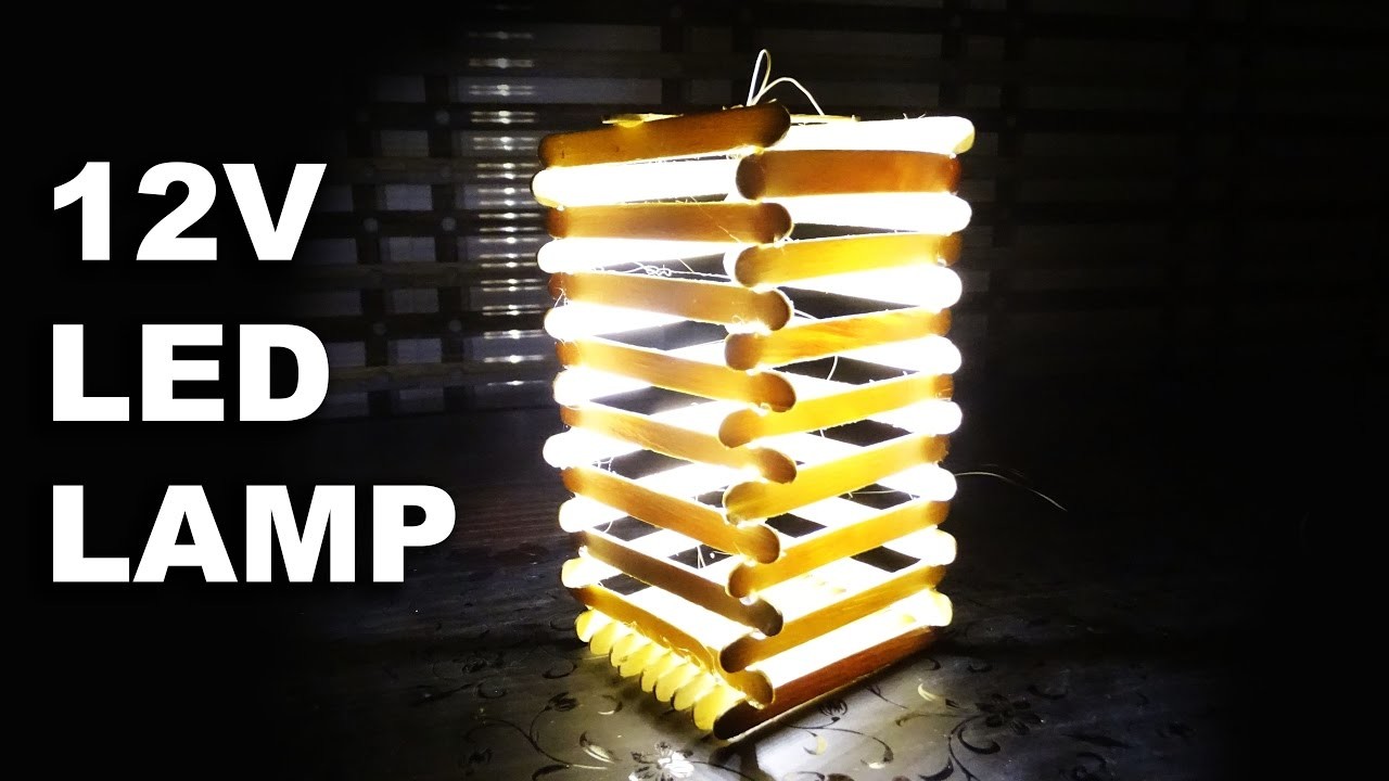 How To Make 12v Led Lamp lantern Easy Way