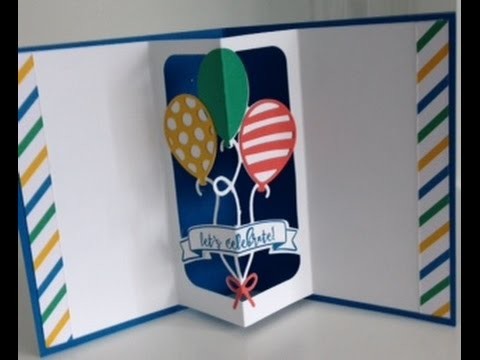 How to Make a Birthday Card Balloon Pop Up