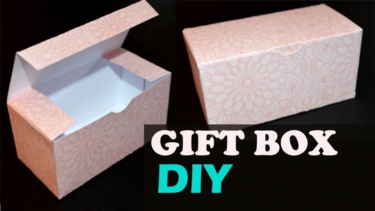 How to Make a Gift Box - DIY Paper Box