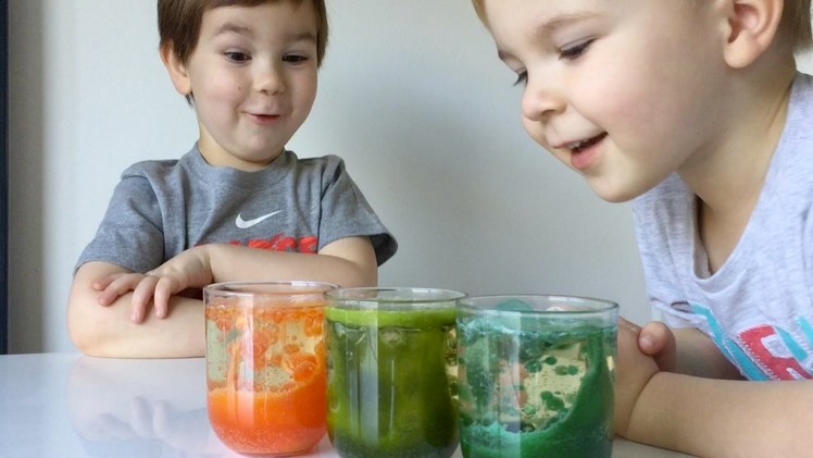 How To Make a Lava Lamp at Home. Easy Kids Science Experiments