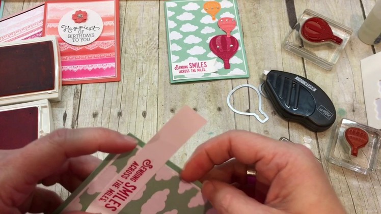 How to make a simple Lift Me Up Card with Carried Awap DSP