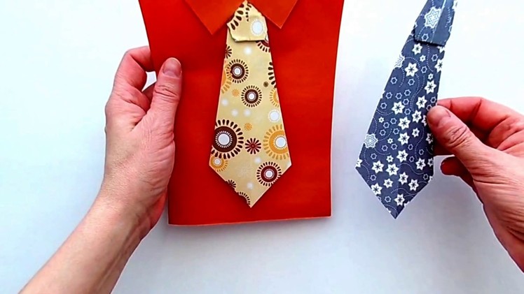 How to make a Tie out of Paper? Beautiful Origami Tie for 2 Minutes