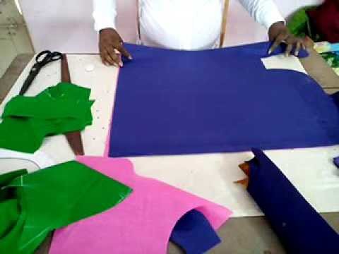How to make cap hands or dabble hands cutting in Telugu