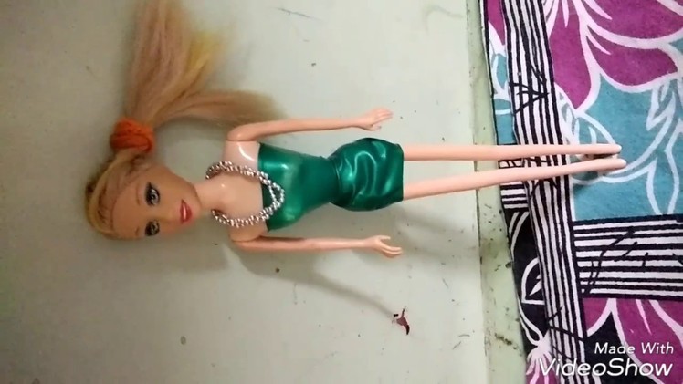 How to make dress for out dolls out of balloons