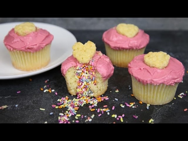 How to make Foodstirs Valentine's Day Sprinkled with Love Cupcake DIY baking kit