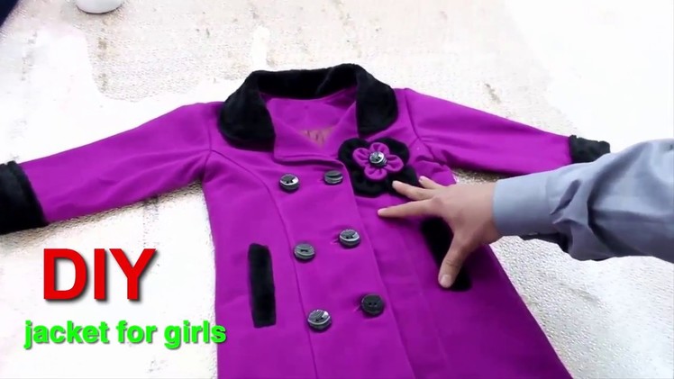 How to make jacket for girls Very beautiful (DIY)