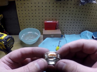 How To Make Powder Coated Coin Rings Pt. 2 - Applying The Powder