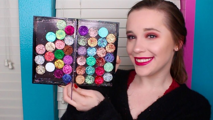 HOW TO MAKE PRESSED GLITTER SHADOWS | Lauren House