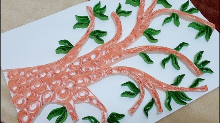 How to make quilling tree