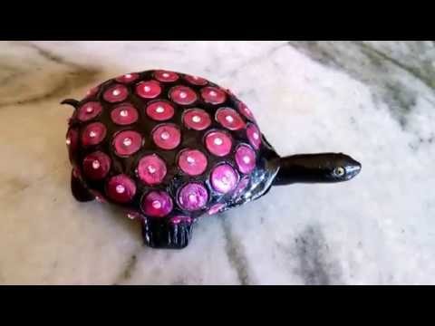 HOW TO MAKE TORTOISE WITH STONE - EXPLANATION IN TELUGU