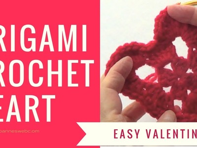 Origami Crochet Heart