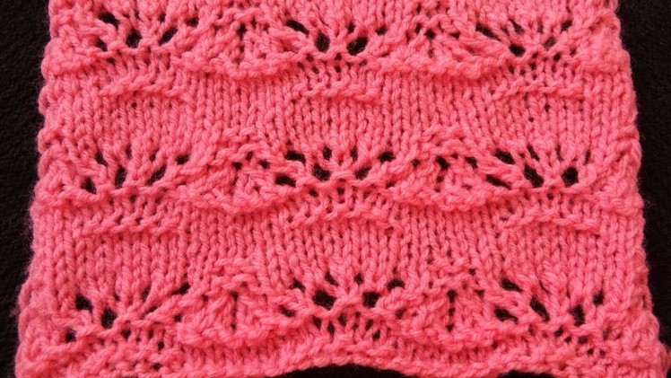 Pletenje 4. Ažur bod | Knitting tutorial - 4. Openwork Stitch