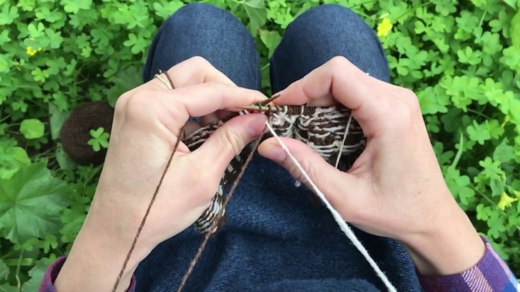 Portuguese knitting - stranded knitting