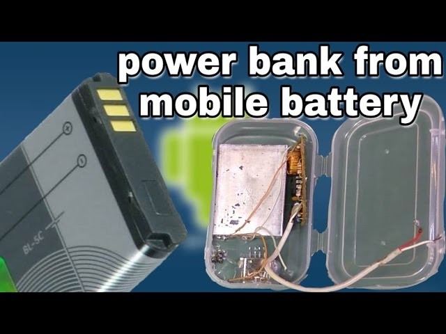 Power bank | how to  make 5000 mAh power bank from mobile battery | powerbank  from mobile battery.