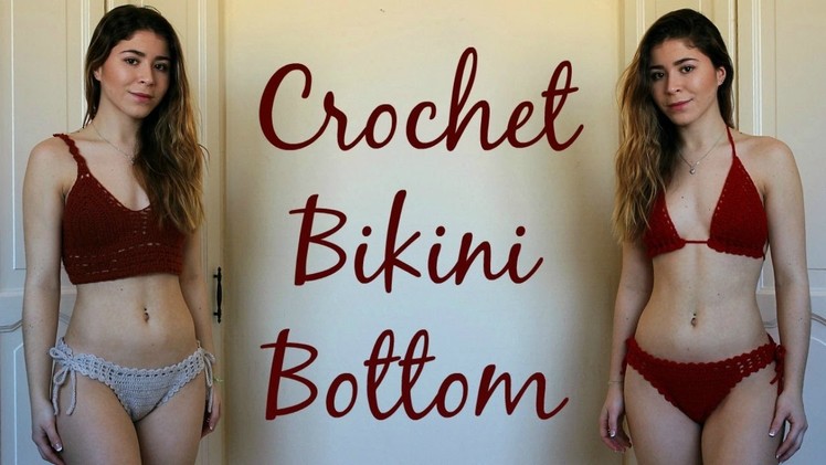Red Crochet Bikini Bottom | Easy and Cute Tutorial | Size Small