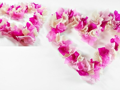 3D Paper Heart DIY Valentines Crafts easy for kids, wedding paper decorations.valentine paper craft