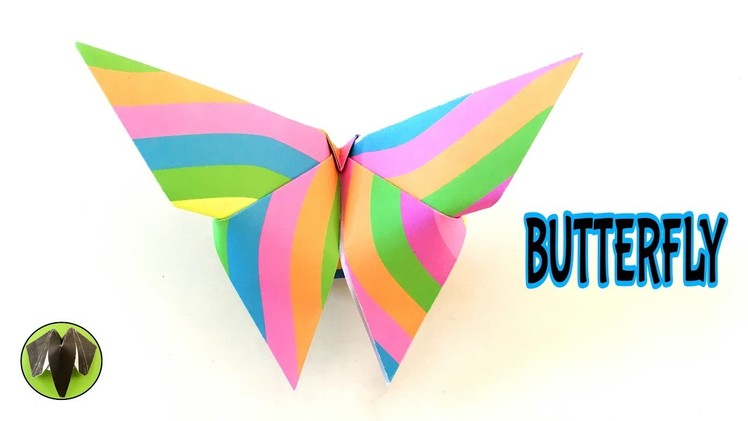 BUTTERFLY - Easy Origami Tutorial from Paper Folds