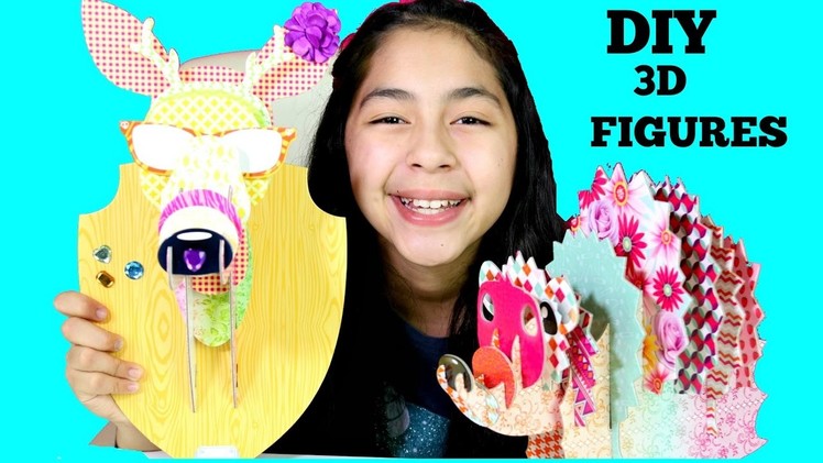 DIY 3D FIGURES 3D Head Case For School locker or Room Decoration| B2cutecupcakes