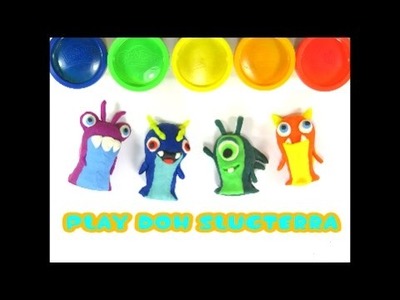 DIY How to Make Play Doh SlugTerra Monster Modelling Clay Creative for Kids