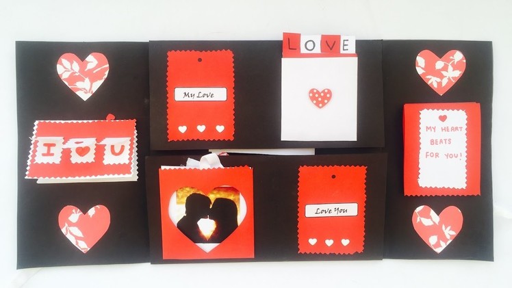 DIY | Love❤️ Scrapbook for Valentine's Day | To express your feelings