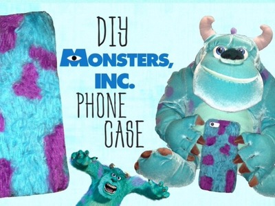 DIY Monsters Inc. Fur Phone Case