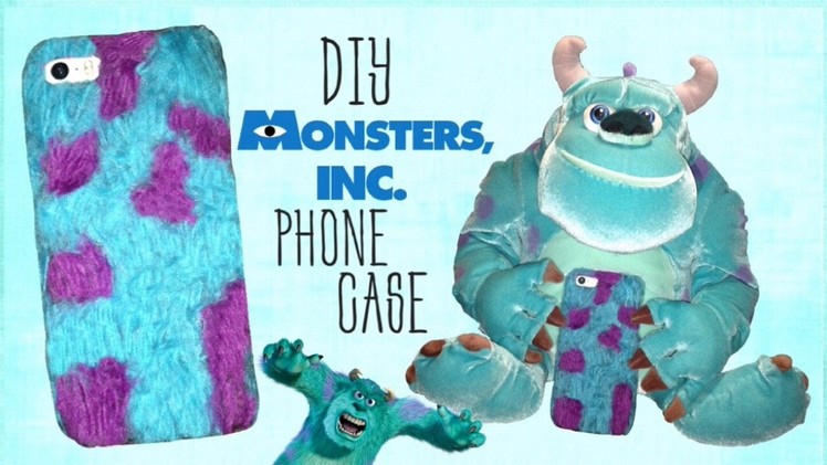 DIY Monsters Inc. Fur Phone Case