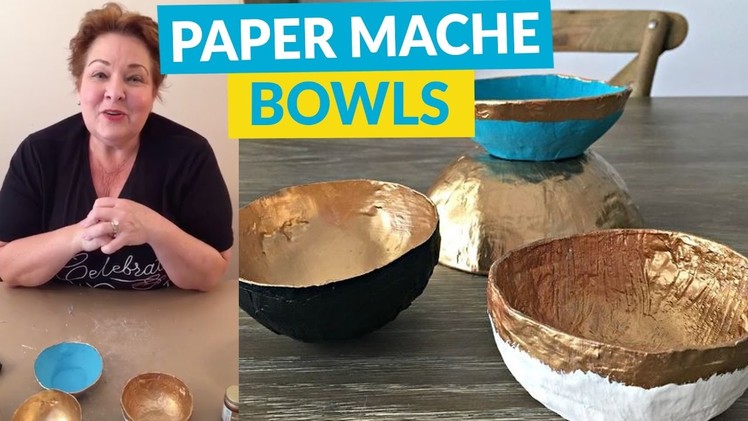 DIY Paper Mache Bowls Easy As 1-2-3!