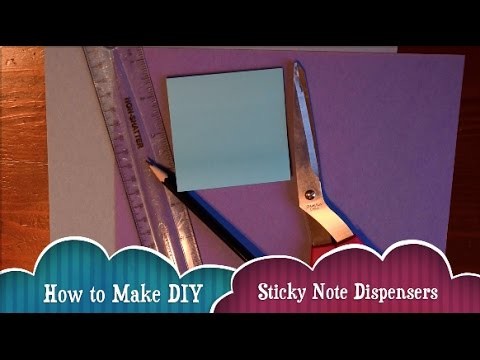 DIY Sticky Note Dispenser | JasonLovesLife Forever