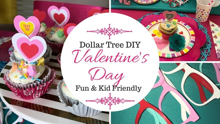 Dollar Tree Valentine's Day Ideas| Kid Friendly DIY |Walmart .98 Cents Spot