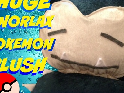 Giant Snorlax Pokemon Plush DIY Project