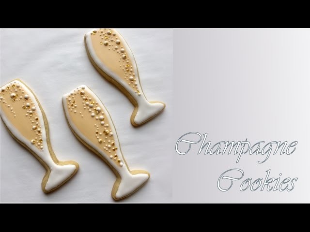 How To Decorate Champagne Cookies