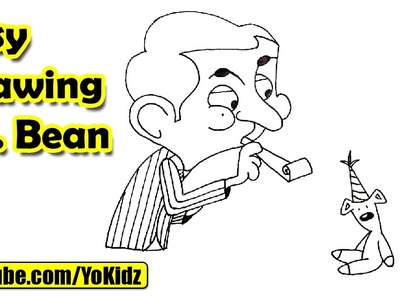How to draw Mr Bean Cartoon