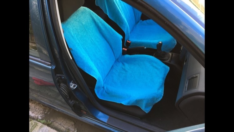 How to make a car seat cover (suitable for side airbags)
