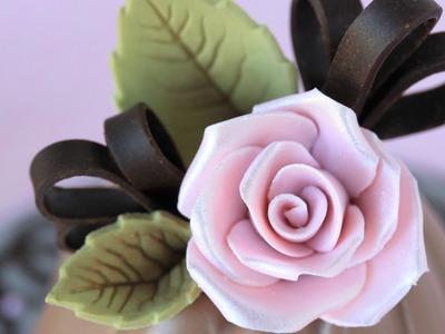 How to Make Chocolate Roses and Leaves
