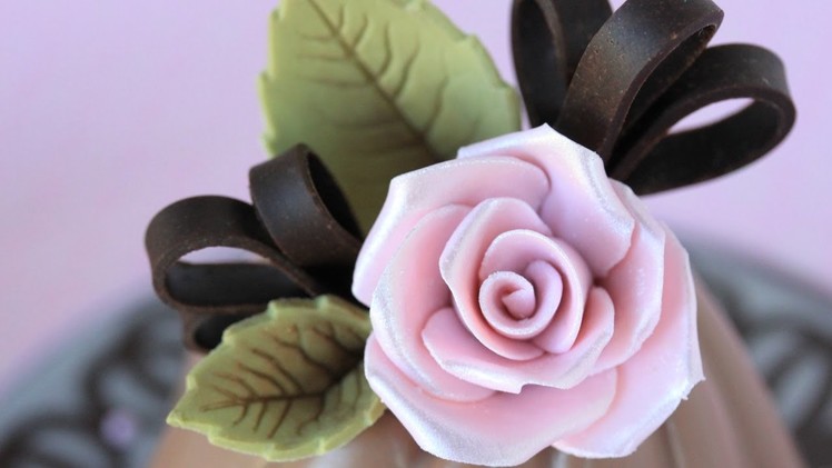 How to Make Chocolate Roses and Leaves