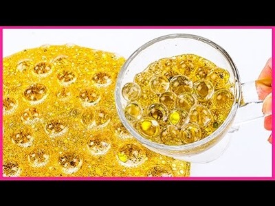 How to Make DIY GOLDEN Slime Recipe Party with Orbeez Spa Orbeez Slime Orbeez ULTIMATE Soothing Spa