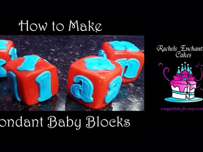 How to Make Fondant Baby Blocks