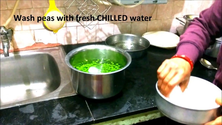 How to make frozen green peas at home | Preserve green peas at home