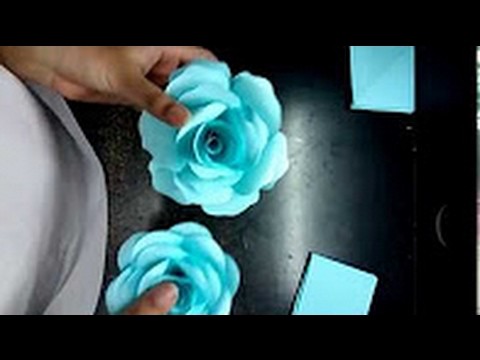 How to make paper roses easily(complete tutorial)