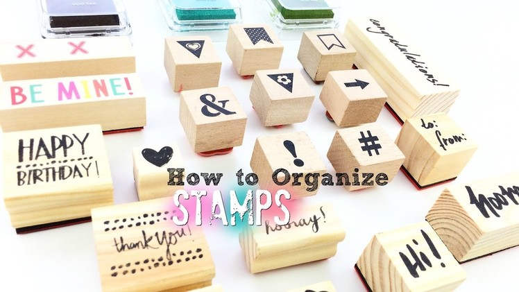 How to Organize Stamps for Your Planner